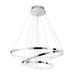 Κρεμαστό φωτιστικό Nova Luce Aria LED 145W χρώμιο