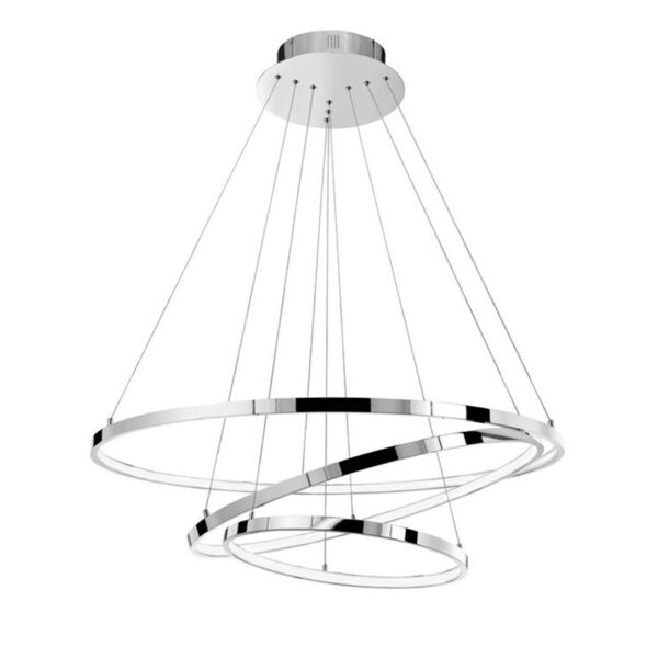 Κρεμαστό φωτιστικό Nova Luce Aria LED 145W χρώμιο